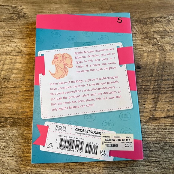 The Curse of the Pharaoh #1 (Agatha: Girl of Mystery) Paperback Children’s Book - Picture 2 of 2